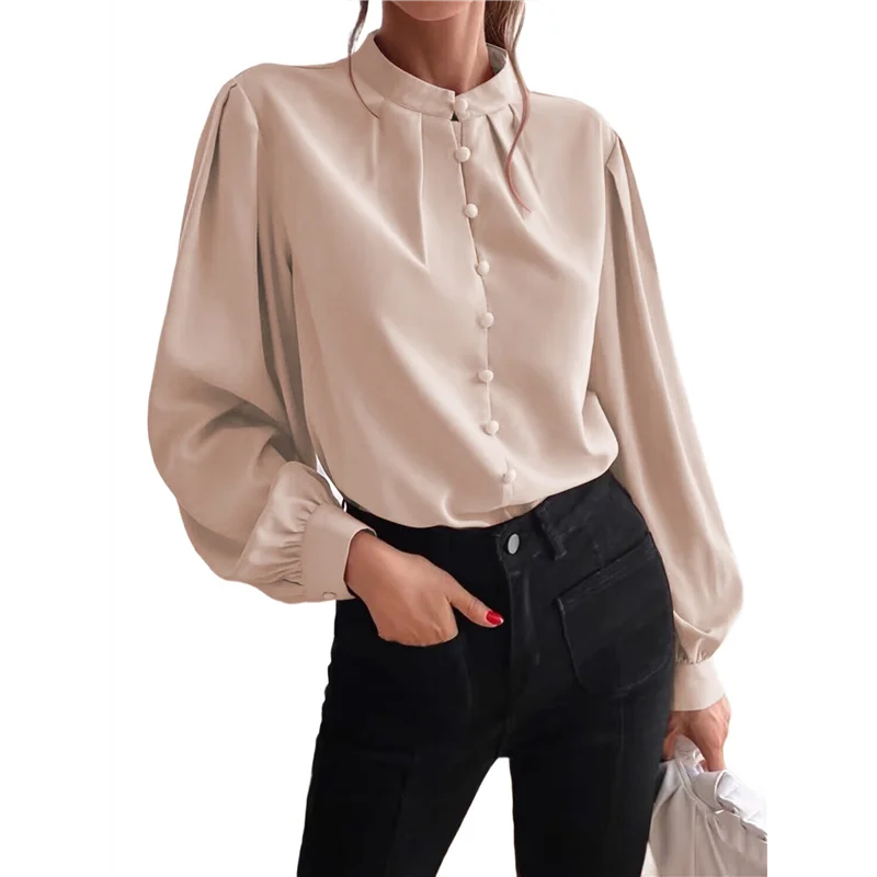 

CGS-Button Down Shirts For Women, Womens Fall Tops, Business Casual Tops For Women