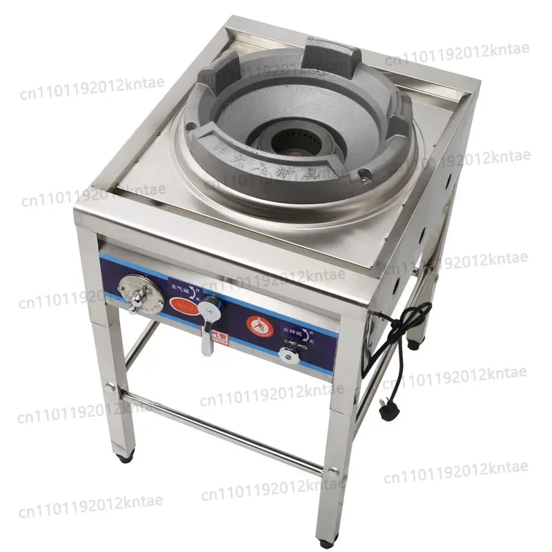 Stainless Steel Fierce   Commercial Wok  High Pressure Single-cooker Cooktop Liquefied    for Kitchen