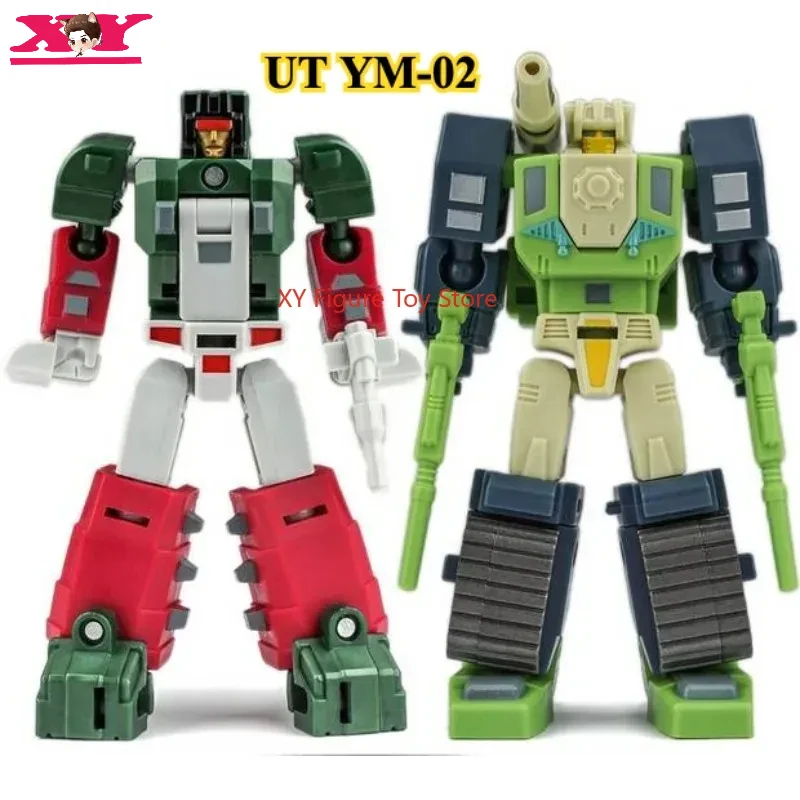 IN STOCK Unique Transformation UT YM-02 YM02 Headmasters Hardhead & Skullcruncher Mini Warrior Action Figure Collection Toys