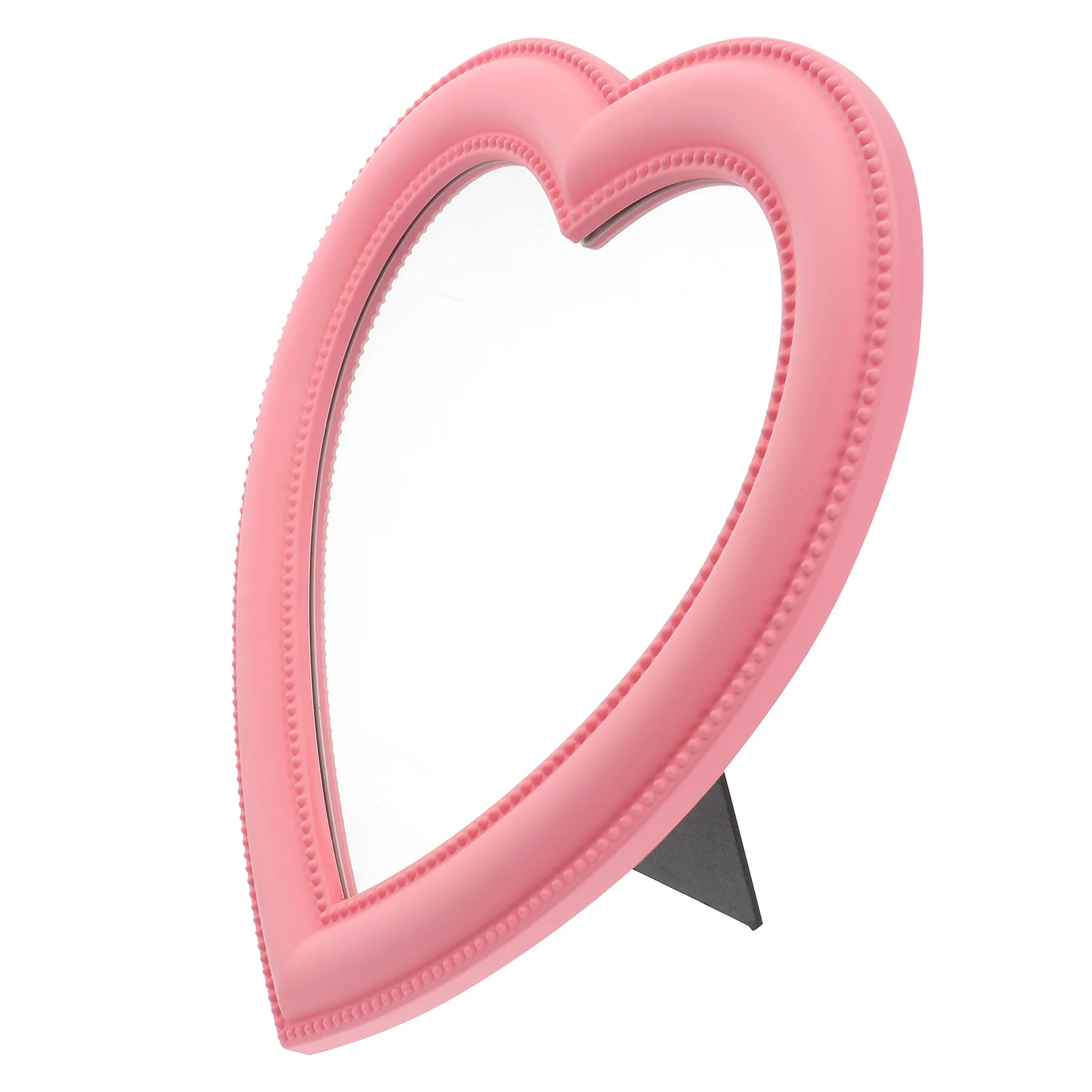 1Pcs Herz Form Spiegel Klare Oberfläche High Definition Dual Verwenden Desktop Wand Kreative Spiegel für Frauen Mädchen