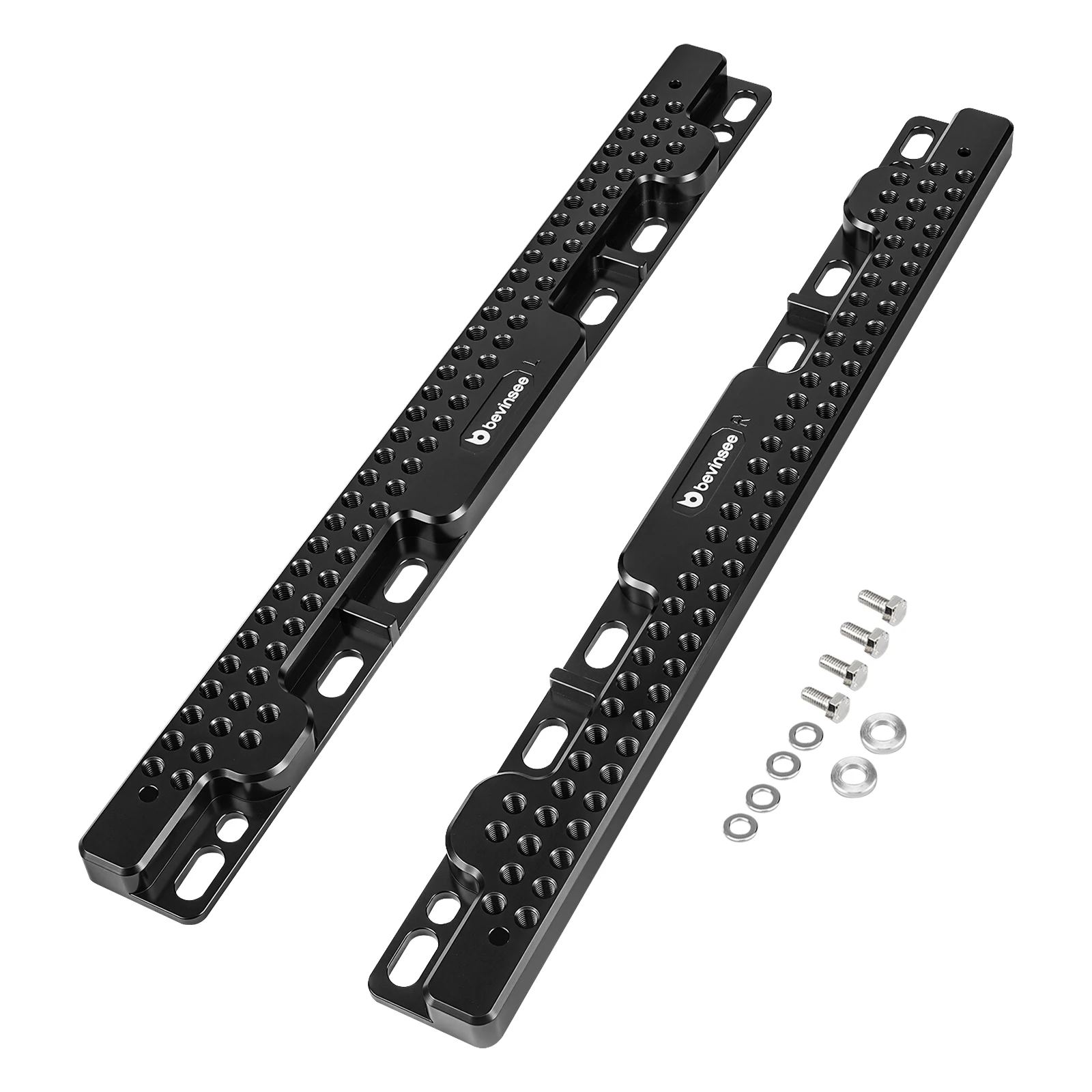 BEVINSEE Billet-Sitzbodenhalterungsadapter, verstellbar für BMW E90 E91 E92 320d 328i 330i 335i 325i 335d E82 125i 128i 2005-2013 – Detail 10