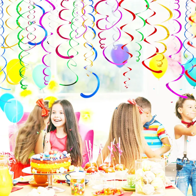 100yards/Roll Laser Ribbon Party Balloon Ribbons Birthday Hanging Garland Wedding Christmas Decoration Gift Bow Wrapping Craft