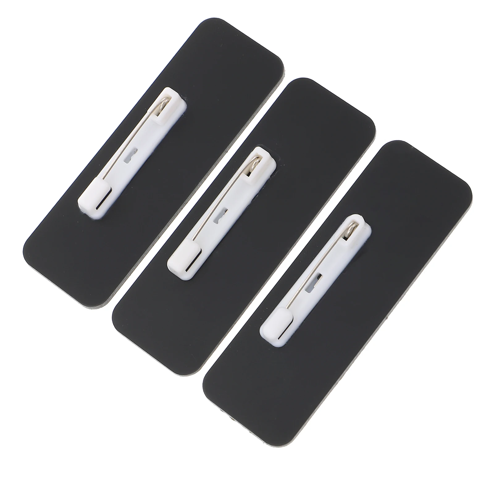 3 шт. пластиковые бирки с именем «сделай сам», пустые идентификационные значки для школы, офиса, кофейни, табличка с именем для персонала, нагрудные булавки, именные бирки