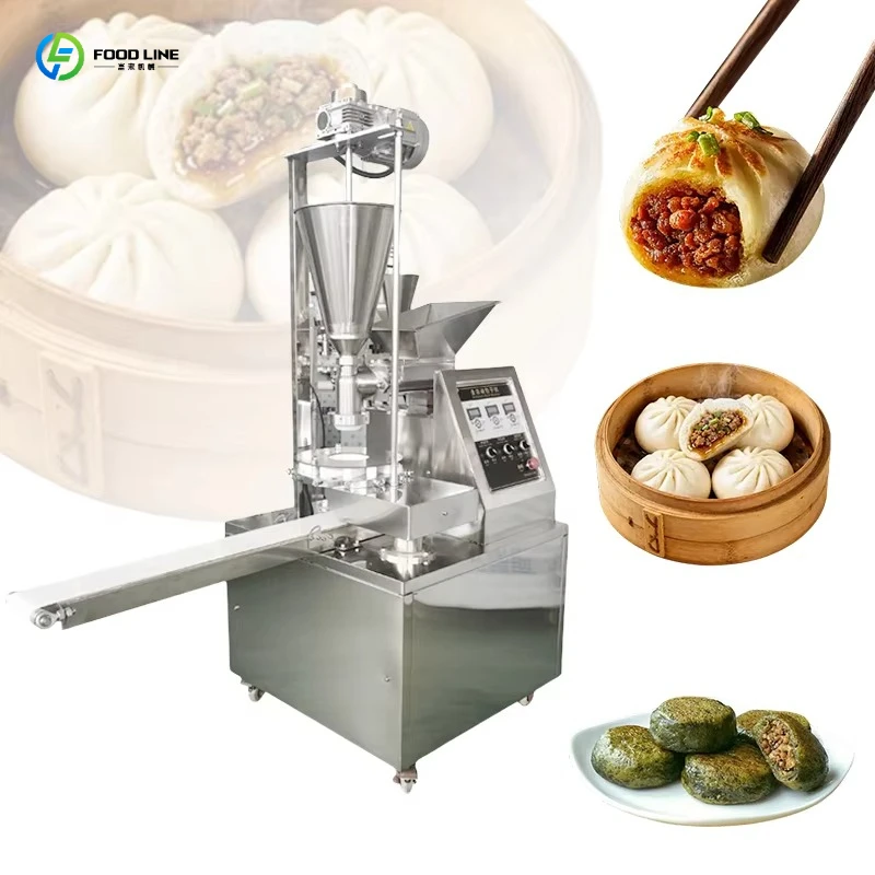 Stuffed Pastry Machine Automatic Filling Depositing Crimping Closing Former Industrial Grade for Samosa Kubba Momo Production