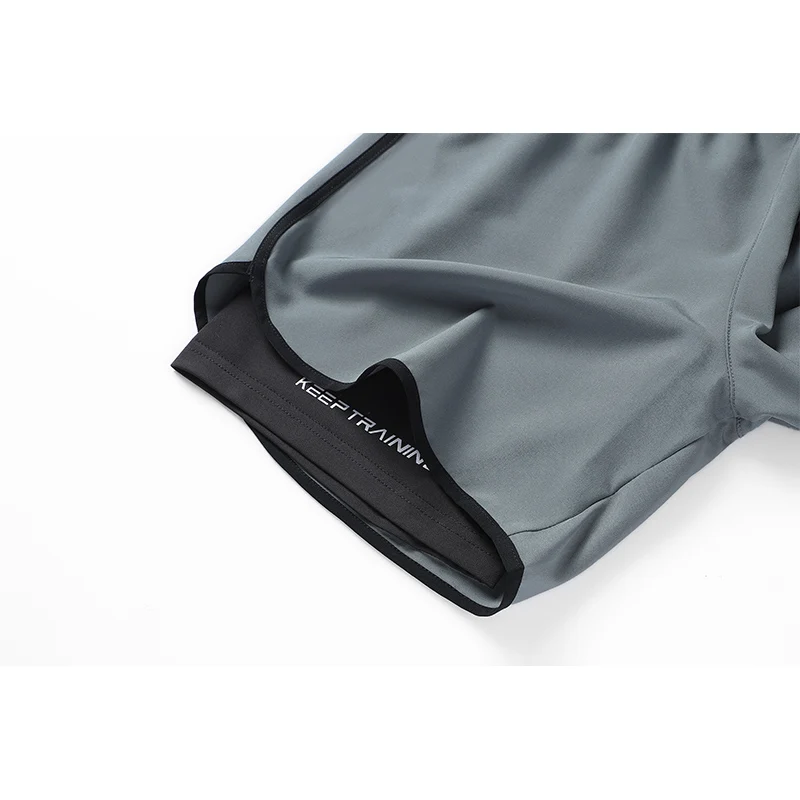 Pantaloncini da corsa mimetici Pantaloncini sportivi da palestra da uomo 2 in 1 Allenamento ad asciugatura rapida Allenamento Palestra Fitness Pantaloni corti da jogging Pantaloncini da uomo estivi