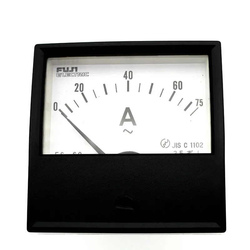 

Current Meters Japan FUJI FS-60 AC Ammeter CT 75A Pointer Mechanical Head