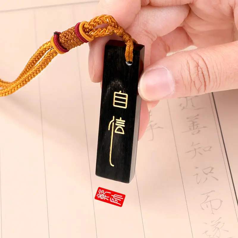 

Ox Horn Custom Stamp Sellos Chinese Name Calligraphy Painting Personal Stamp Mini Portable Artist Seal Resin Wooden Clear Stamps