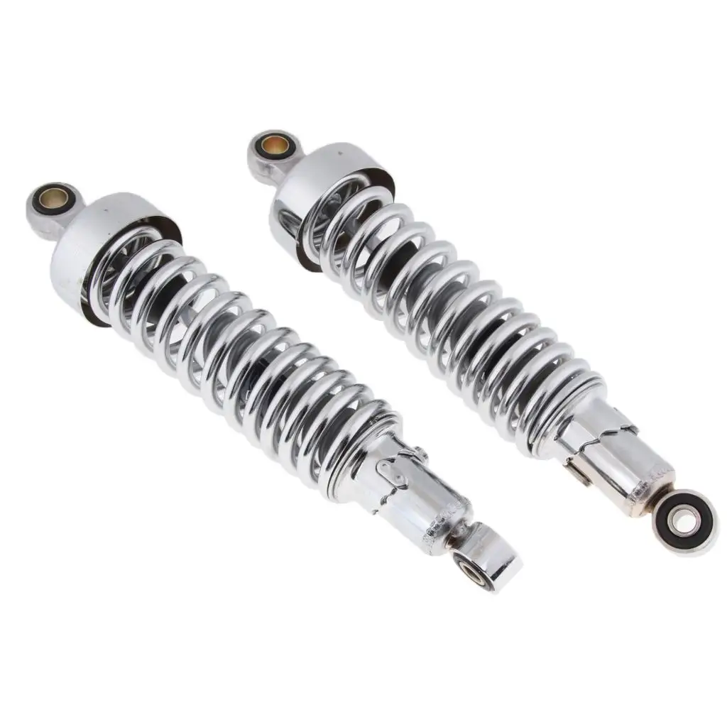 Motorcycle Rear Shock Springs Suspension Durable Metal Silver Absorber for Kawasaki VN500 VN800 Route 66
