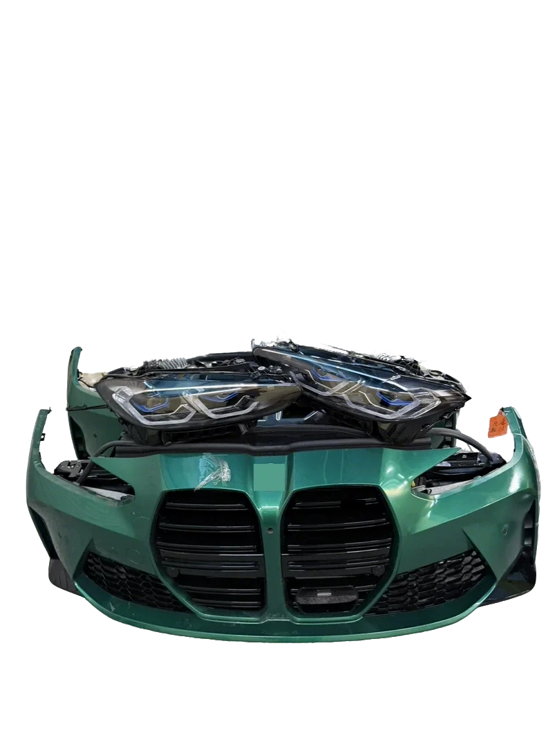 for M4 G22 G82 Bumper Kit with Front Lip Headlights & Grilles-Bolt-On Universal Fitment