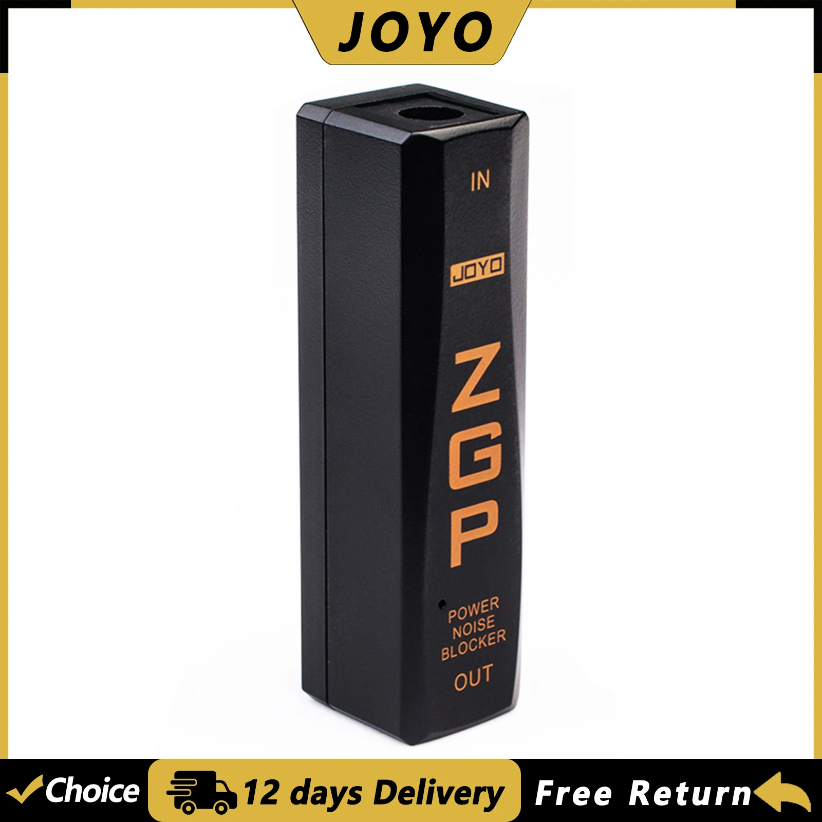 

JOYO JP-06 ZGP Guitar Effect Pedal Power Noise Blocker Support DC 9V Max 800mA Output Guitar Power Supply Noise Reducer