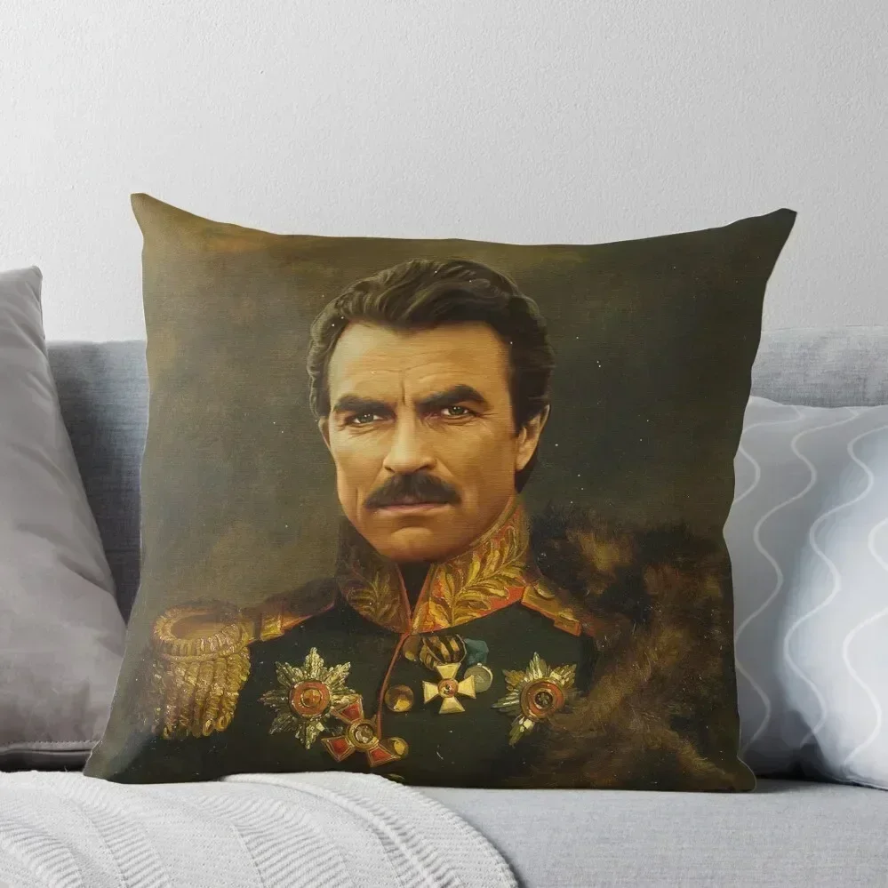 

Tom Selleck - replaceface Throw Pillow autumn pillowcase pillowcases for sofa cushions pillow