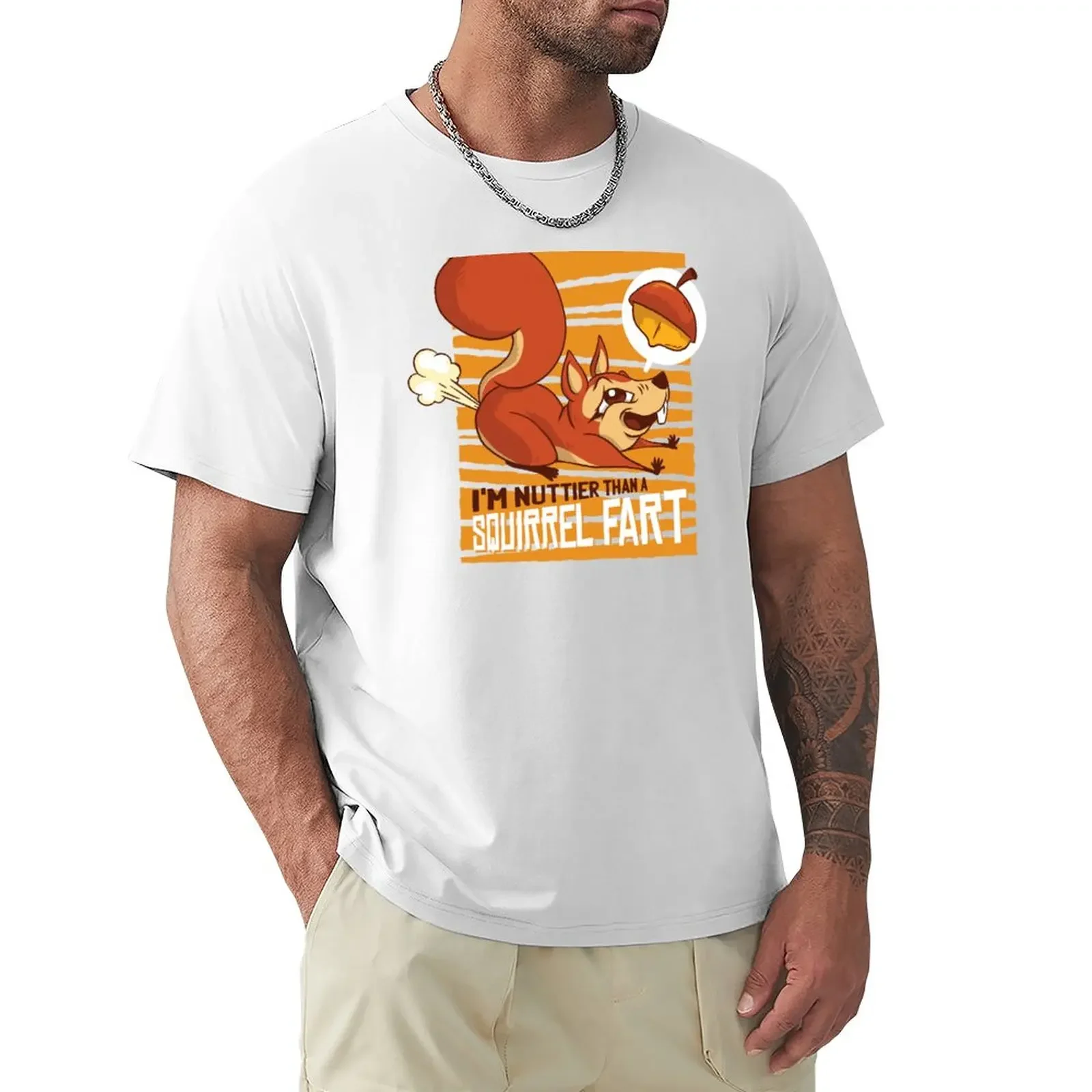 

Squirrel Fart Funny T-Shirt hippie clothes vintage clothes customs slim fit t shirts for men