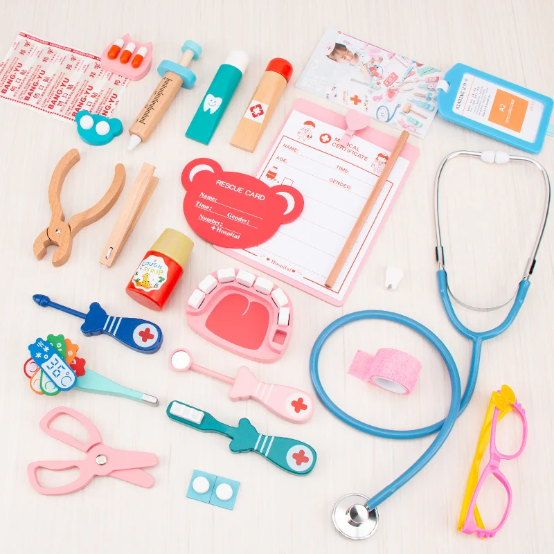 Kids Play Doctor toy Game Simulation Doctor Nurse Career Kids Doctor Early Educational Toys Doctors Kit Pretend Child Cosplay