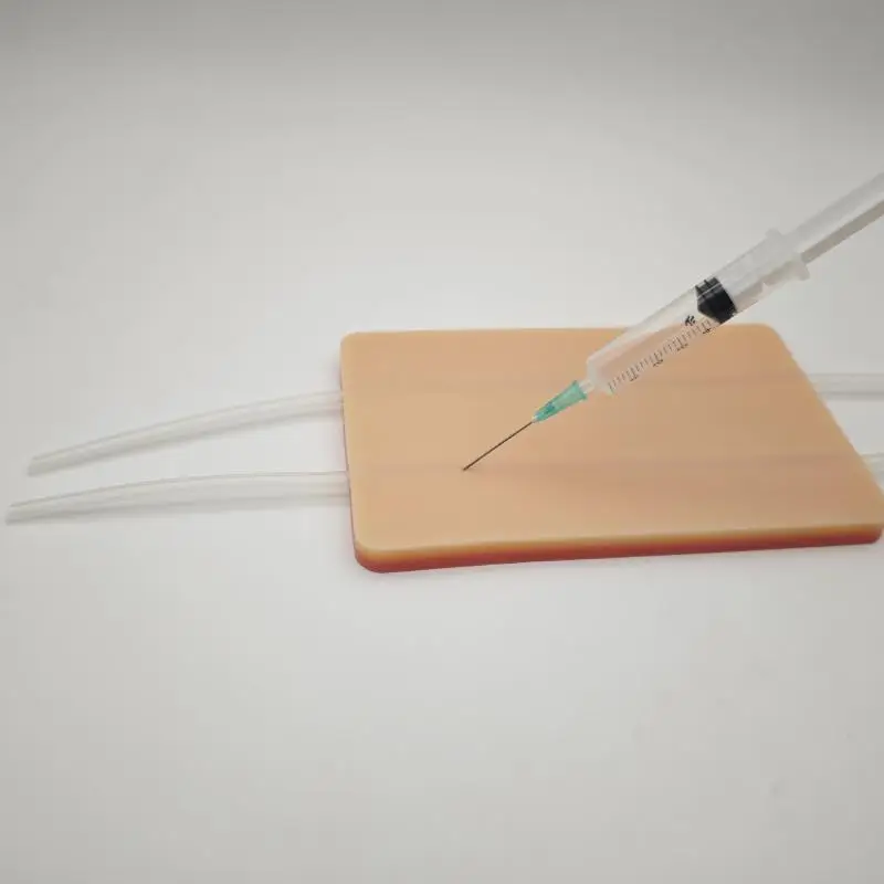 1Set Portable Suture Training Model Venipuncture Injection Practice Pad Simulation Human Skin Tear Resistant For Students Nurses