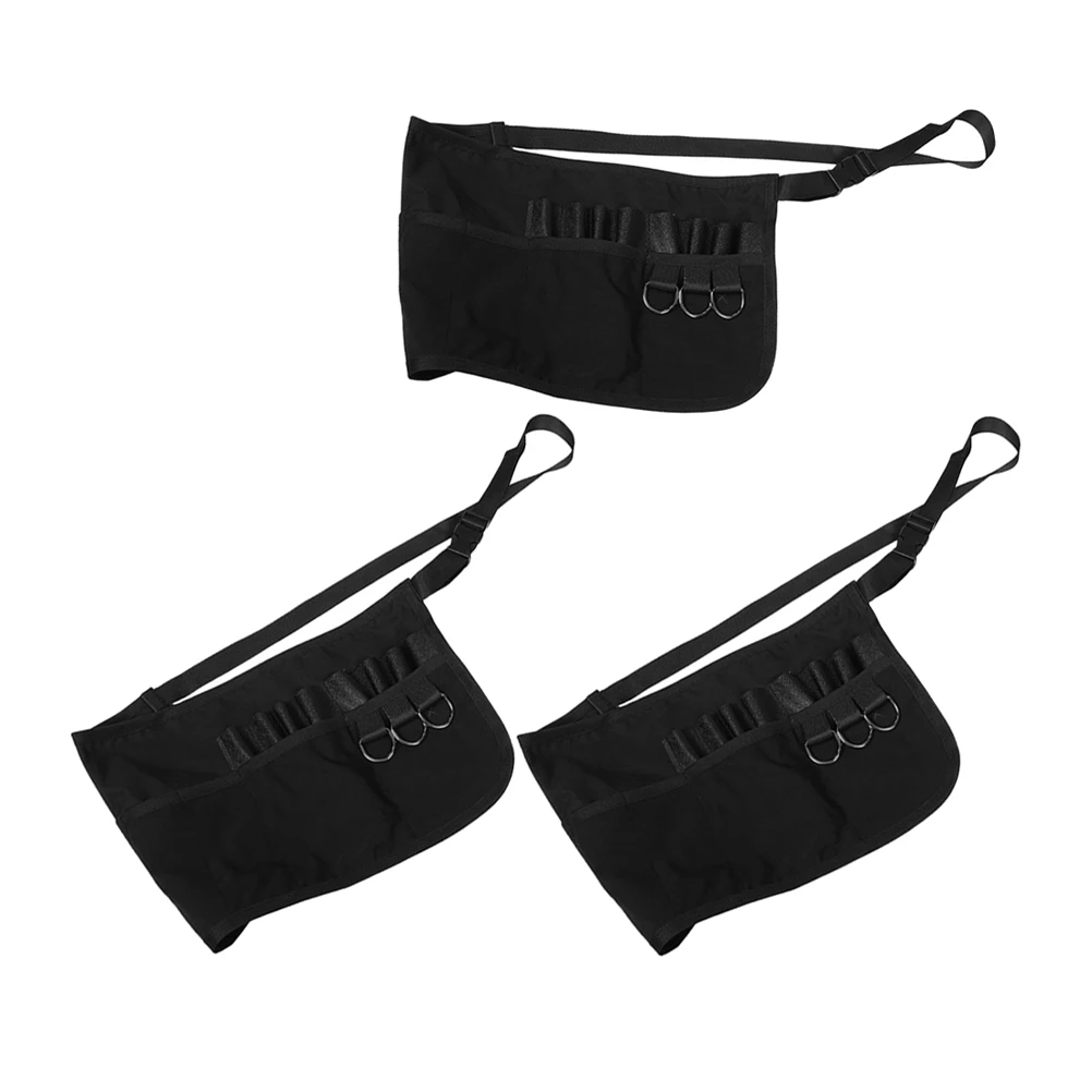 

3pcs Multifunctional Apron for Hairdressing Hairstyle Barber Tools Storage Waterproof Fabric Sturdy Material Adjustable Waist