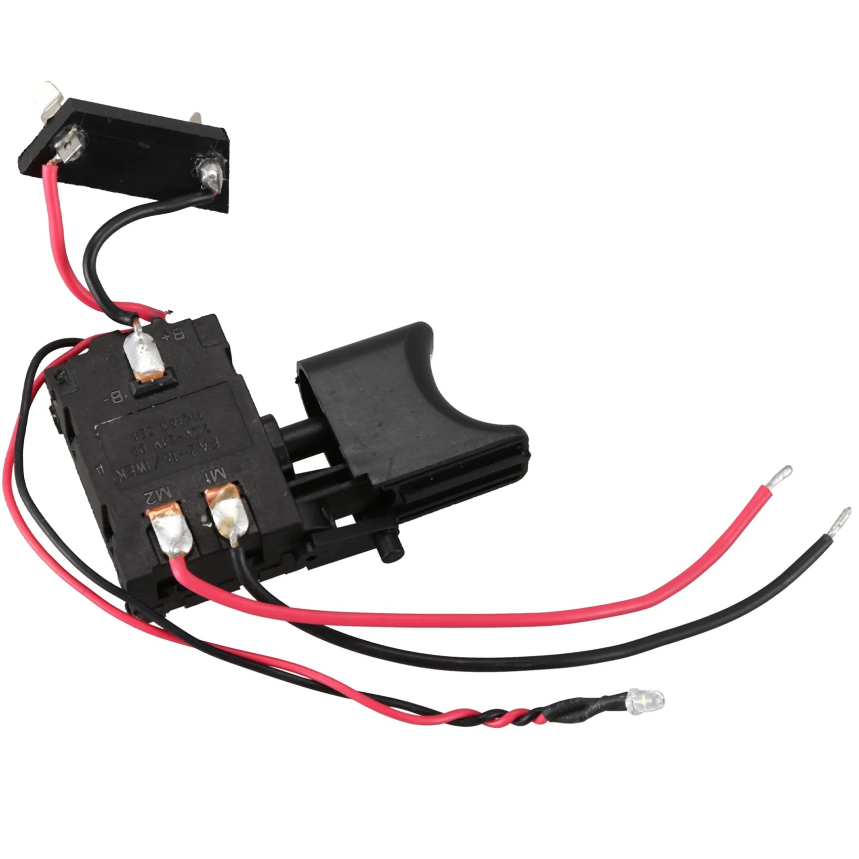 A44U 3X 7.2 V - 24 V Lithium Battery Cordless Drill Switch Speed Control Trigger Switch With Small Light