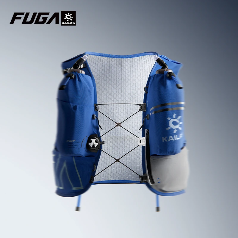 Kailas FUGA AIR 8L And 13L Unisex Travel Marathon Trail Running Hiking Cycling Backpacks  with Dual Soft Water Bottles KA2554005
