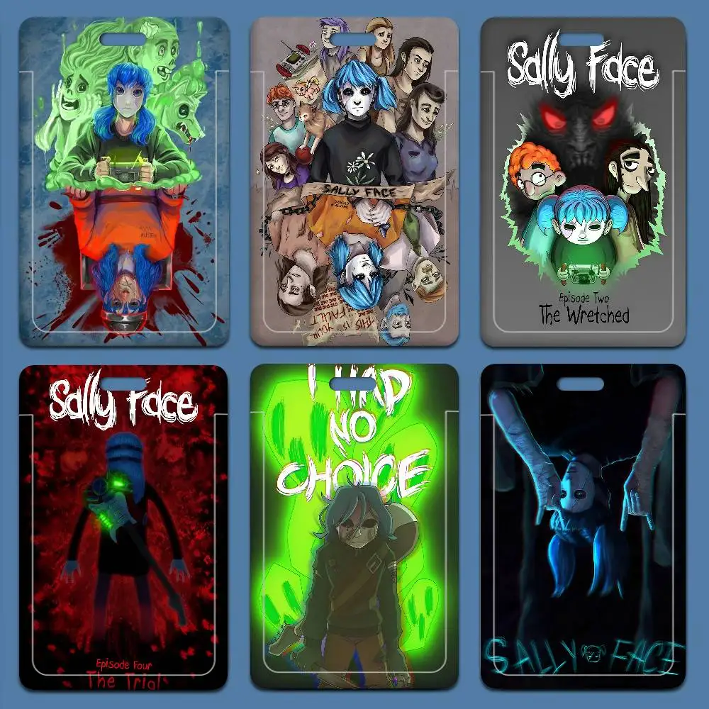 

Держатель для кредитных карт, ID-карт и бейджей Game Sally Face с ремешком на шею