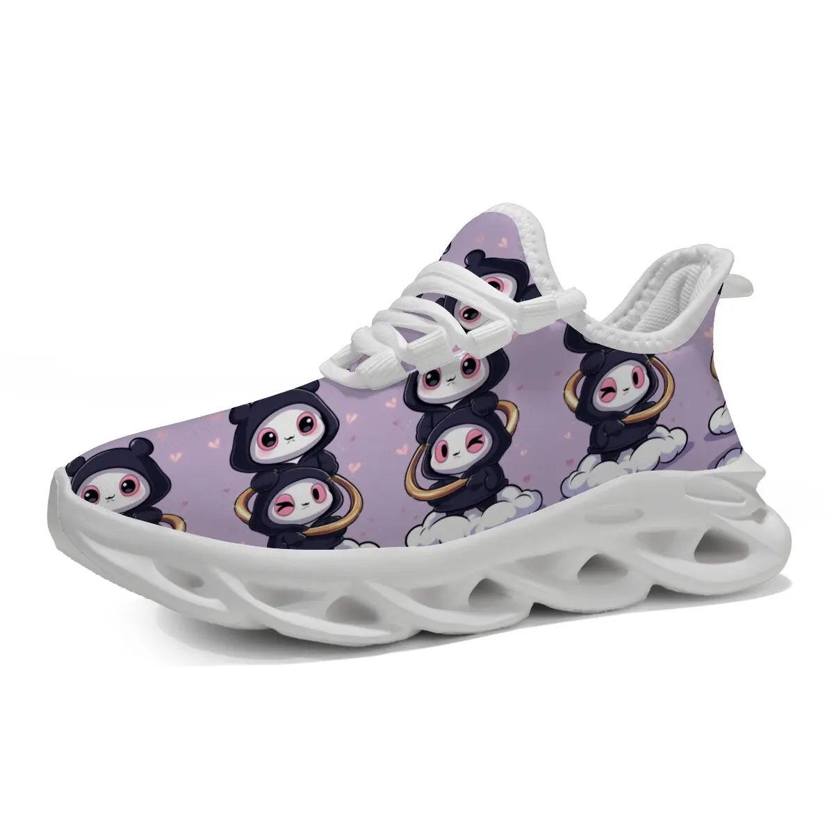 

Casual Sneakers Trendy Training Shoes for School Hello Kitty Girls Chunky Running Loafers Cute Platform Shoes Casual Wear