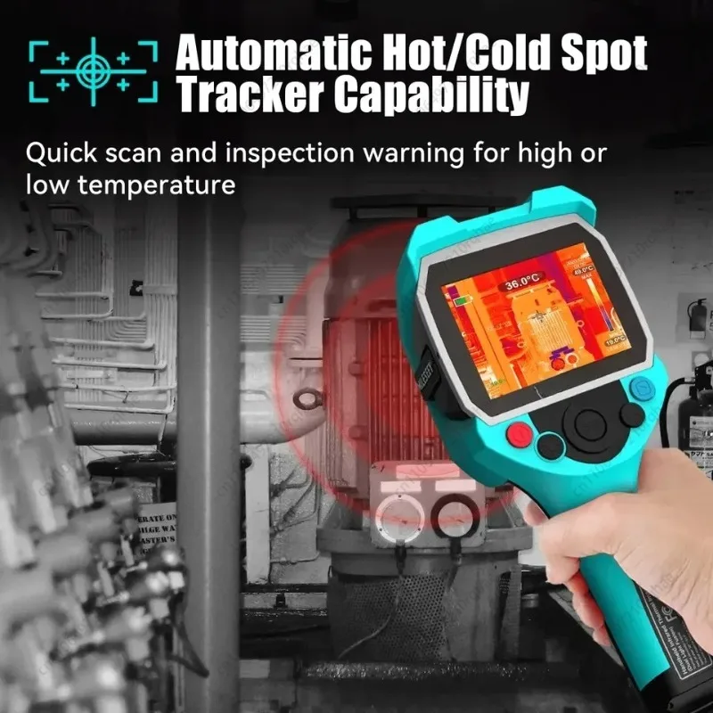 كاميرا التصوير الحراري TR256C 256x192 - 2023 مقياس مسافات ليزر جديد 20 مترًا مع نظام تحديد المواقع WIFI Type-C #1