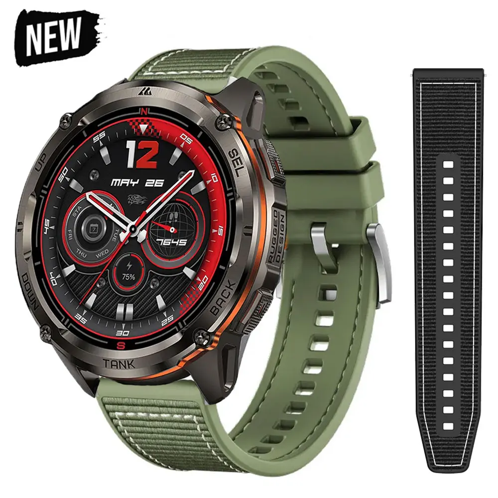 22mm Armband für KOSPET Tank M4 T4 TANK M3 Ultra M3 M2 Armband für Huawei Watch GT6/5/4 Pro 46mm Weiches Silikonarmband