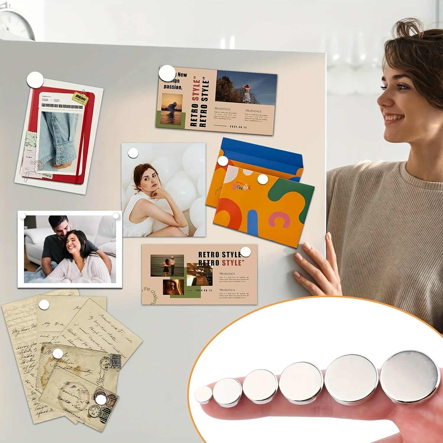 

5/10 круглых магнитов, маленькие магниты на холодильник, мини-круглые редкоземельные магниты для доски и холодильника.