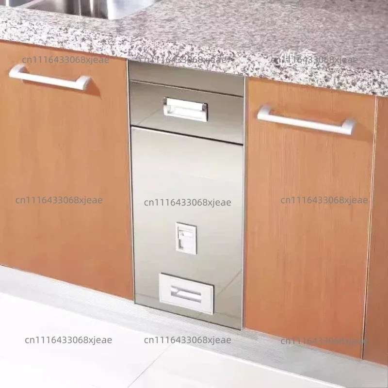 20KG Rice Storage Container Box Kitchen Cabinet Rice Distributor Rice Bucket for Kitchen Cabinet