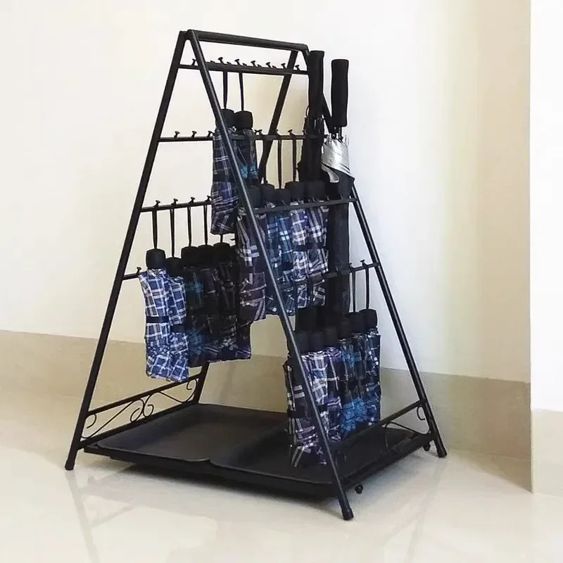 

Umbrella Storage Holders Classroom Entrance Hotel Lobby Commercial Umbrella Shelf Large Capacity Foldable Organization Racks