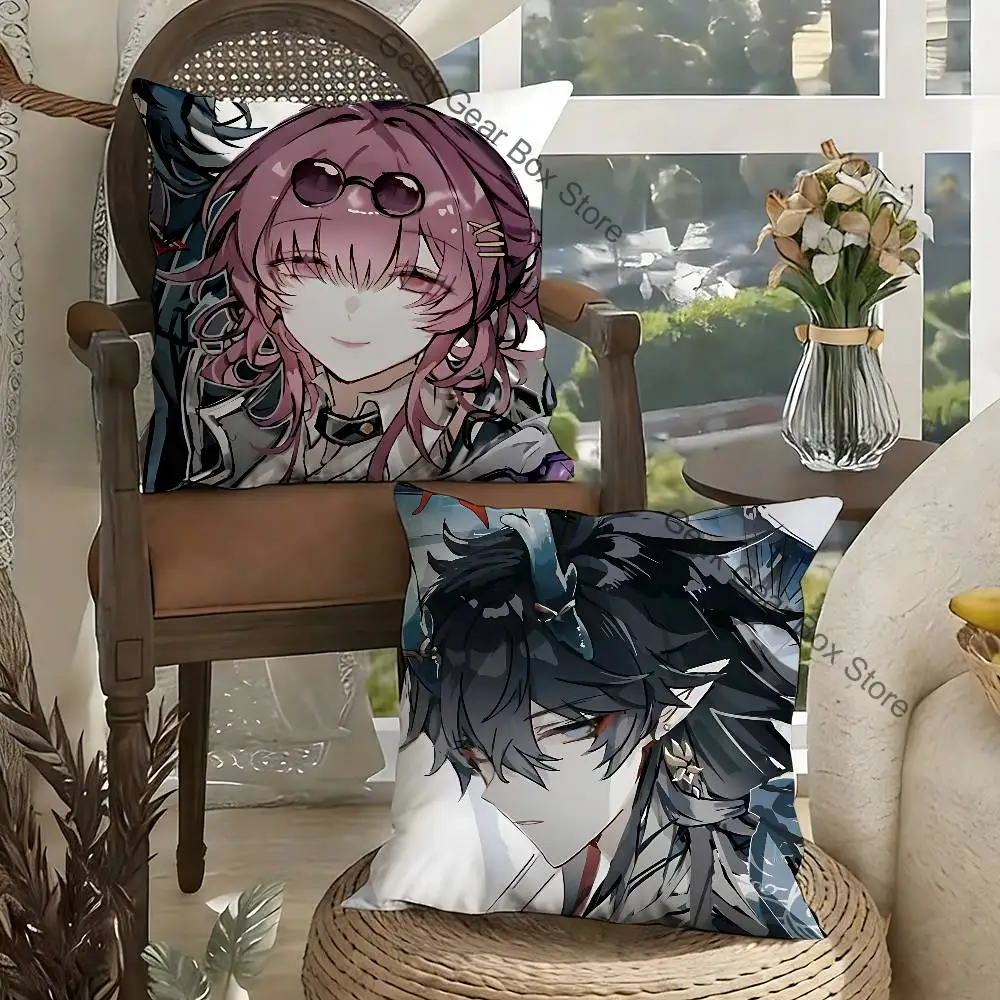 

H-Honkai K-Kafka D-Dans Heng Pillow Case Cushion Cover Home Decor Birthday Gift Pillowcover