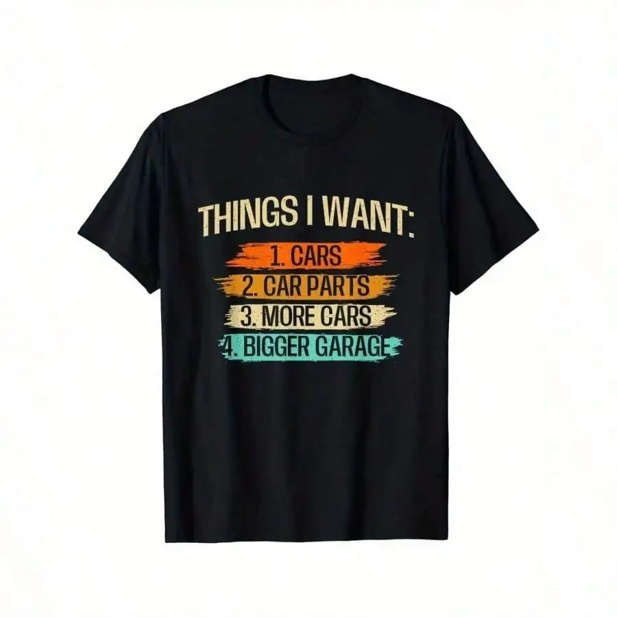 Things I Want - Car Parts Enthusiast Auto Mechanic Engine T-Shirt