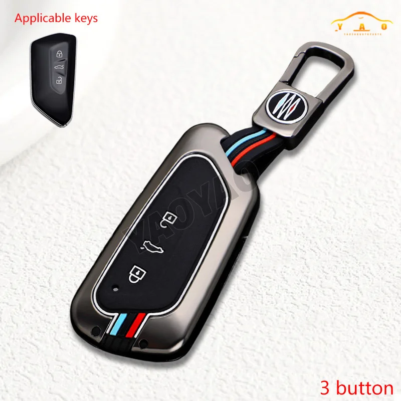 

Zinc Metal Car Key Cover Case Fob For VW Volkswagen Golf 8 MK8 2020 For Skoda Octavia For Seat