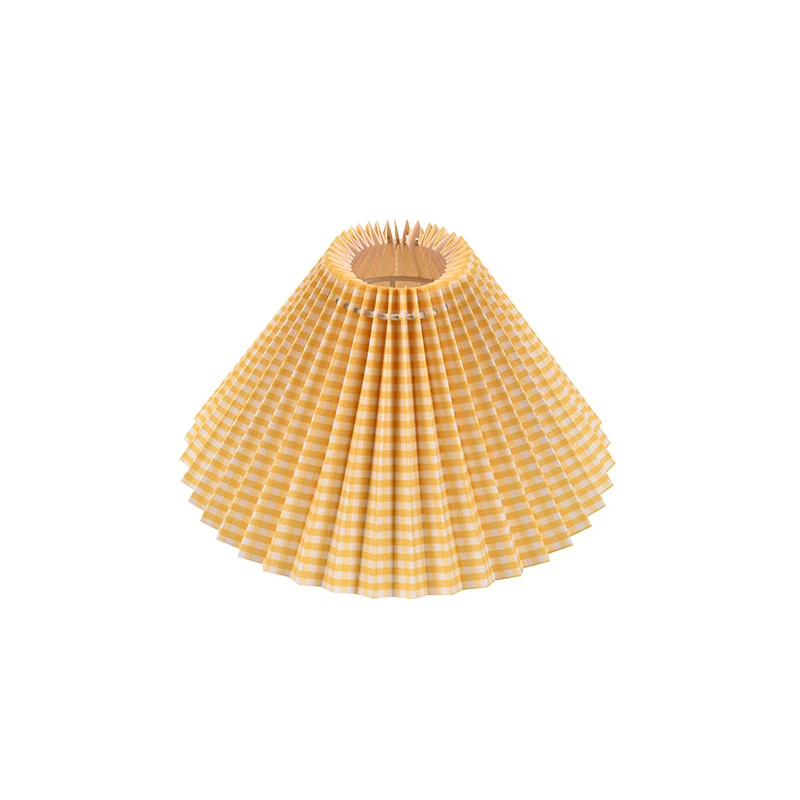 Bottom Opening 230Mm Pendant Lampshade Fabric Table Lamp Pleated Lampshade Bedroom Hotel Slant Height 160Mm