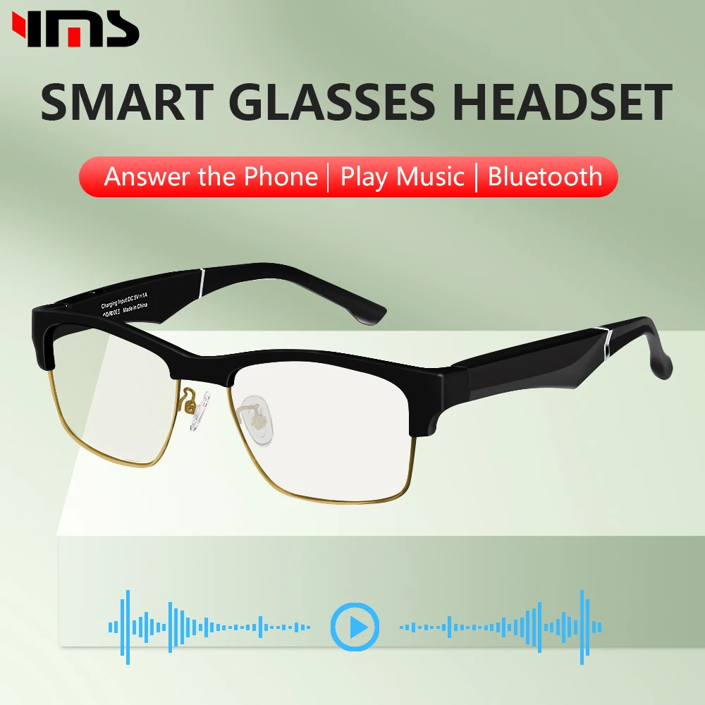 

Smart Glasses Wireless Bluetooth Compatible Audio Glasses for Men and Women Hands-free Calling Music Audio Sports Smart Glasses