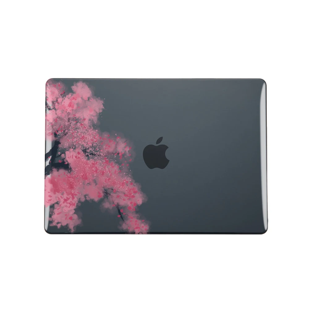 Laptoptasche mit Blumen-UV-Druck für MacBook Air 13 M4 A3240, Hülle 2025, Schale für MacBook Air 15 Pro 14 16 M4 M3 M2 M1 A2485