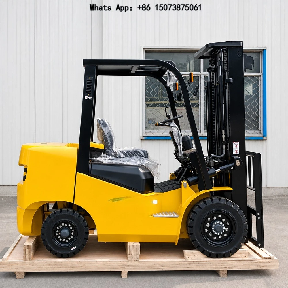 Best-selling all-electric balance forklift 2T 3.5M 4M four-wheel drive, lifting height 3m-4m, suitable for warehouse use