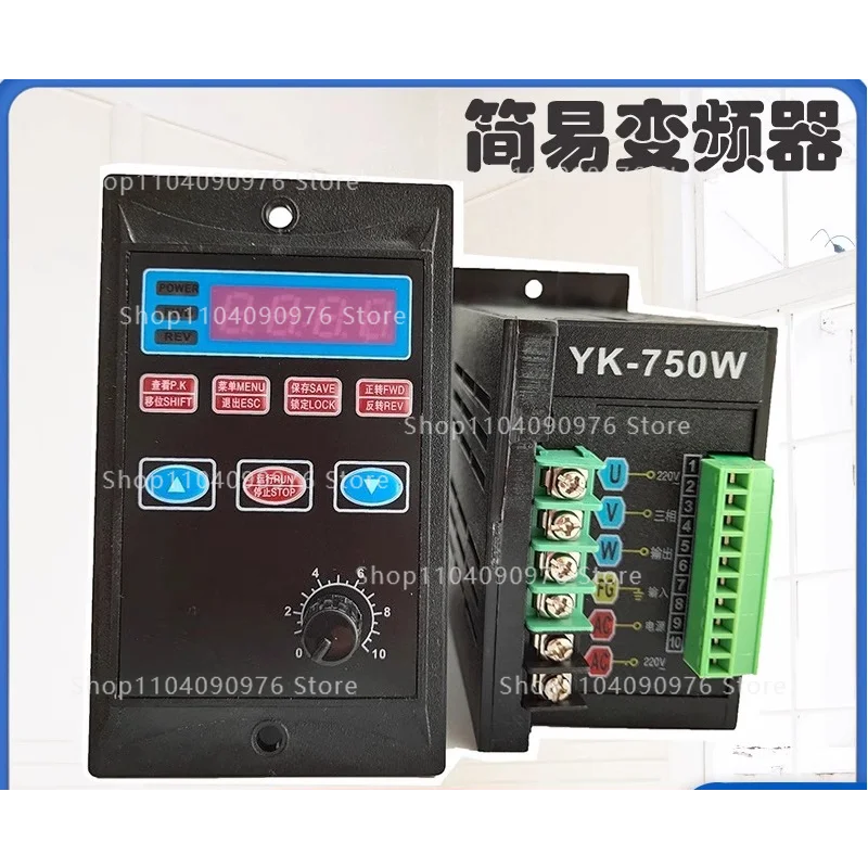 750w kleiner einfacher Wechsel reicherer einphasig 220V Drehzahl regelung Motoren teuerung w200w