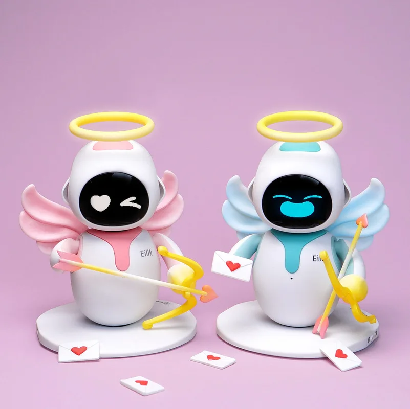 Eilik, Robot Inteligente de Interacción Emocional, Robot de Compañía Electrónico de Escritorio con Interacción por Voz con IA, para Niños, Adultos, Hogar y Oficina