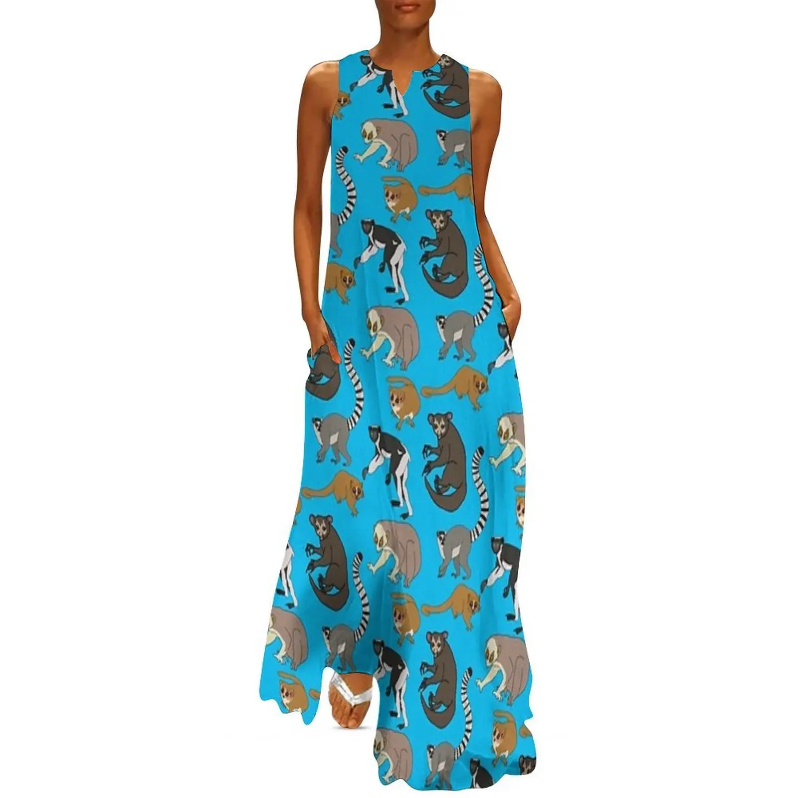 

Lemurs Long Dress sensual sexy dress for women summer outfits for women 2025 summer dresses women 2025 womens clothing