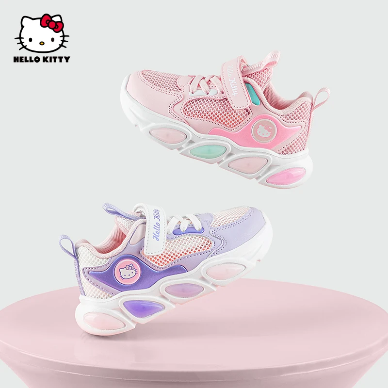 

Hello Kitty Kids Tennis Sneakers Children Running Girls Sport Shoes Pink White Breathable Boy Child Sneakers Girls Shoes