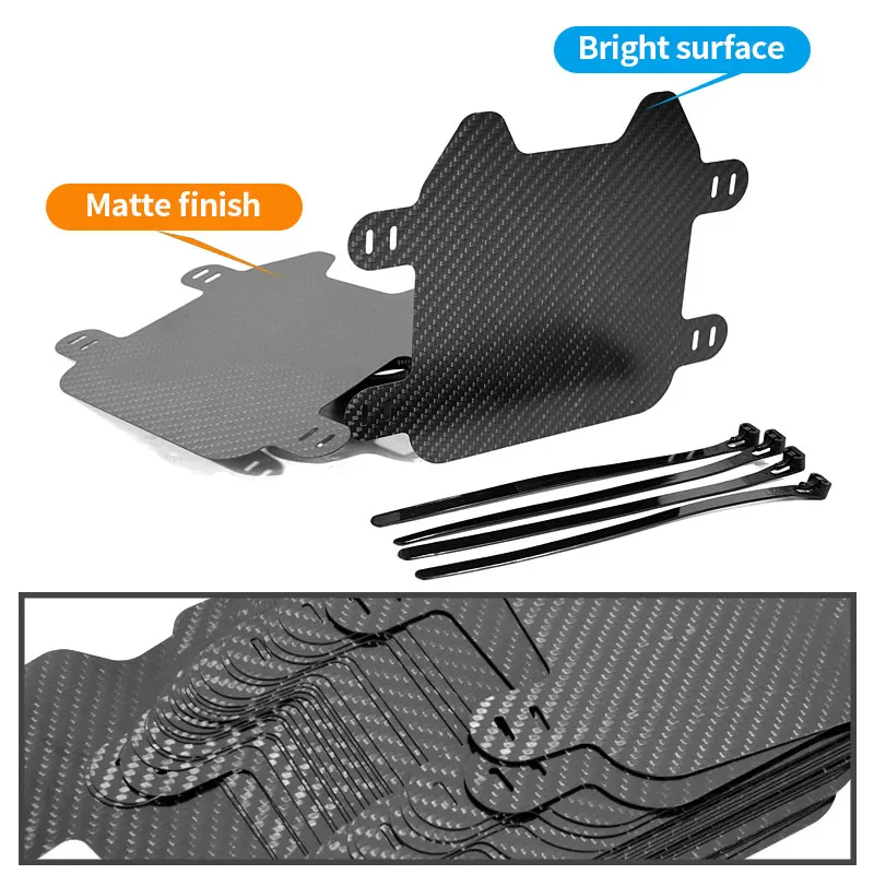 For SURRON SUR-RON Light Bee Light  X Carbon Fiber Liecense Plate Front Plate  Motorcycle Accessories Liecense Plate