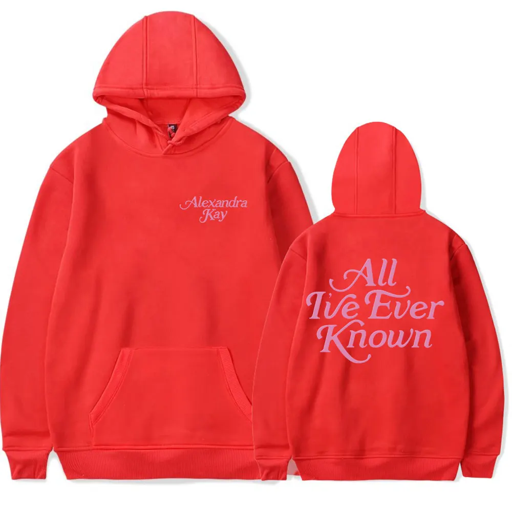 الكسندرا كاي كل ما أعرفه من أي وقت مضى هوديس ميرش النساء الرجال طويلة الأكمام أزياء عارضة مقنعين بلوزات #6