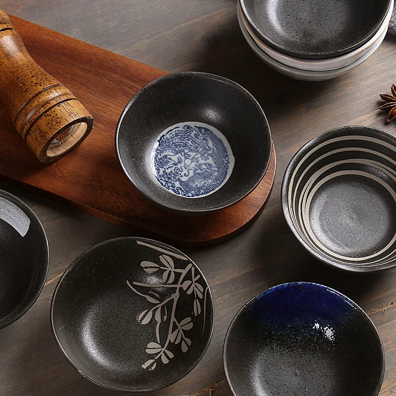 

Retro Chinese-style Household Ceramic Rice Bowl, Hotel Japanese Restaurant High-end Sentiment Bowls Tableware Accessories Tools
