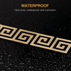 10pcs/Set Building Border Acrylic Wall Mirror Sticker Art Home DIY Decoration Mirror Wall Stickers Home Room Decoration 48*48mm