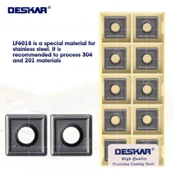 DESKAR100 % Original SPMG050204 SPMG060204 SPMG07T308 SPMG110408 TG LF6018 U perceuse Inserts en carbure pour acier inoxydable