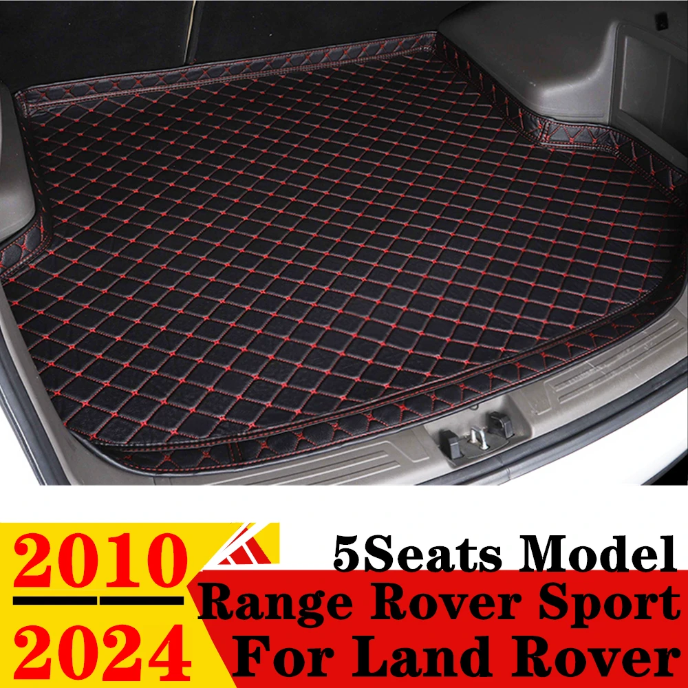 High Side Car Trunk Mat For Land Rover Range Rover Sport 5Seats 2024 2023 2022 2021 20 2019-2010 Tail Boot Pad Rear Cargo Liner