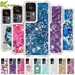 12T Pro Case on For Coque Xiaomi 12T Pro Cover Quicksand Dynamic Liquid Case For Funda Xiomi Xiaomi Mi 12T 12 T Pro Phone Cases