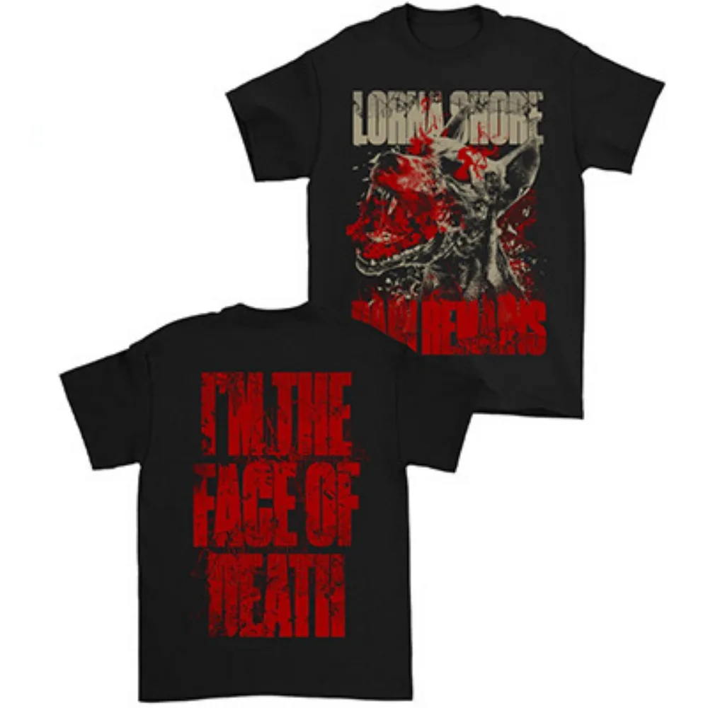 

Уличная одежда Lorna Shore Band Dead Core Dark Metal Wind Rock Американские свободные мужские и женские футболки Летняя хлопковая футболка Одежда Топы