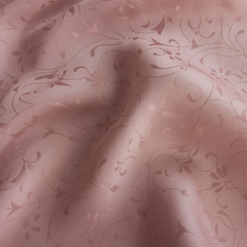 

Jacquard Heavy Crepe Real Silk Fabric Clothing Han Chinese Clothing Cheongsam Cloth