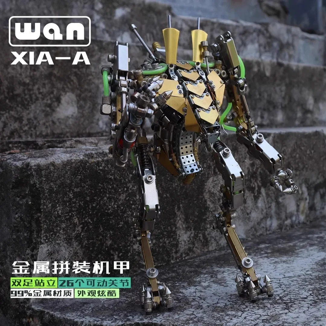 

3D three-dimensional metal assembly model XIA-A birthday gift cool mecha fashion play handmade mechanical building blocks toy