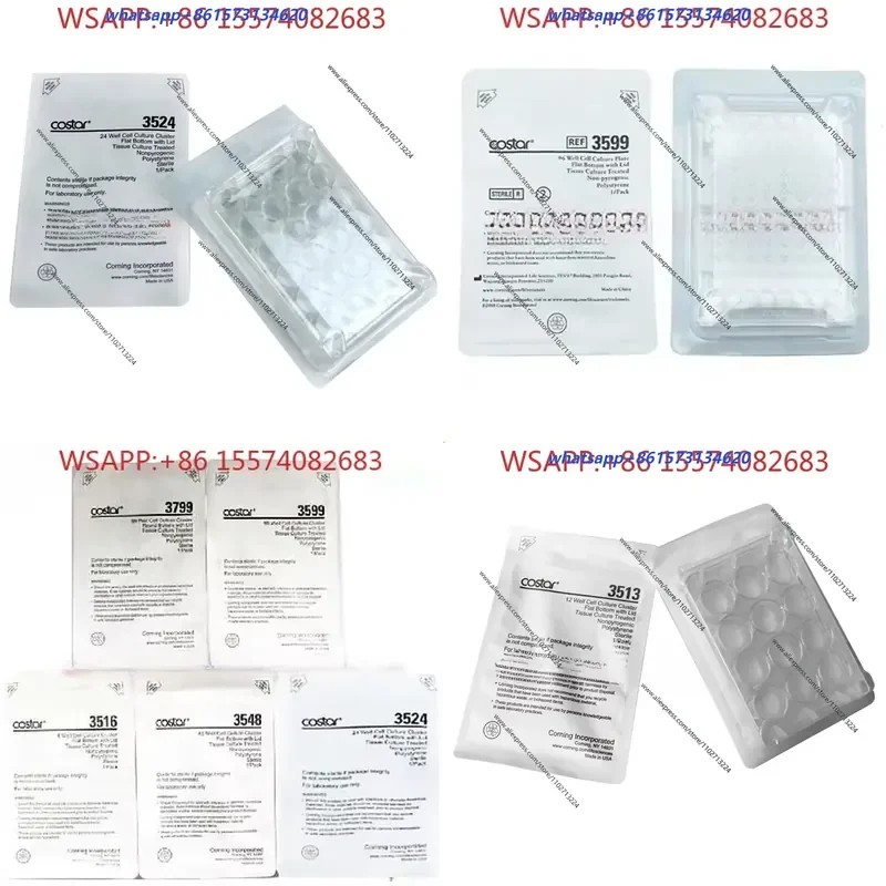 Bestselling 10 pcs 6 12 24 48 96 well cell culture plates 3516 3513 3524 3599